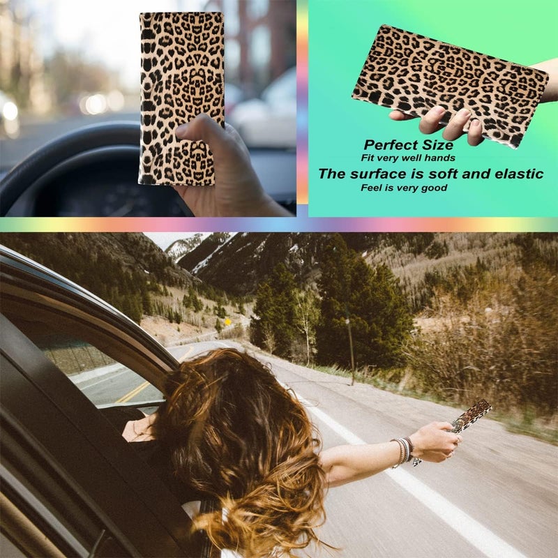 ZYAQUDEC Premium Car Registration and Insurance Holder,Registration Insurance Card Holder of Leopard Print PU Leather Looks Stylish and Special,Glove Box Organizer Makes Your Documents In Order. - Image 5